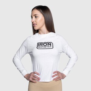 Dámské sportovní tričko Iron Aesthetics Criss Cross, bílé