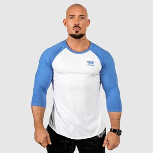 Pánské 3/4 tričko Iron Aesthetics Outline, white/blue