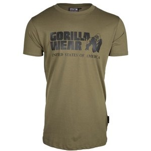 Gorilla Wear Pánské tričko s krátkým rukávem Classic T-shirt Army Green - 3XL