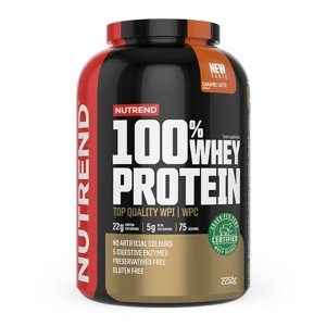 Práškový koncentrát Nutrend 100% WHEY Protein 2250g  malina