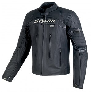 Pánská kožená moto bunda Spark Dark  S  černá