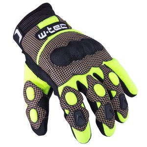 Motokrosové rukavice W-TEC Derex  černo-žlutá  XXL