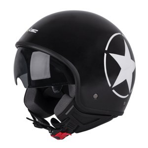 Helma na skútr W-TEC FS-710S Revolt Black  Černá s hvězdou