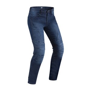 Pánské moto jeansy PMJ Titanium CE  modrá  36