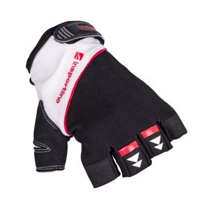 Fitness rukavice inSPORTline Harjot  černo-bílá  S