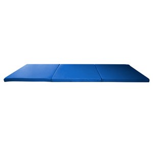 Skládací gymnastická žíněnka inSPORTline Pliago 180x60x5 cm  modrá