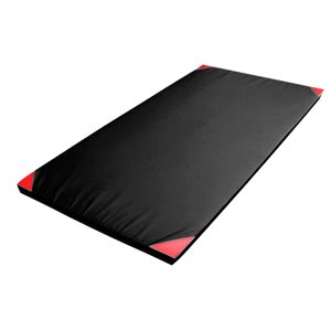 Protiskluzová gymnastická žíněnka inSPORTline Anskida T120 200x120x5 cm  černo-modro-červená