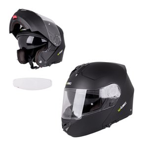 Výklopná moto helma W-TEC Vexamo PP s Pinlockem  matně černá  XS (53-54)