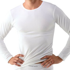 Unisex triko s dlouhým rukávem EcoBamboo  bílá  S/M