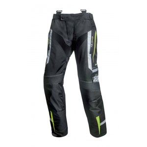 Pánské textilní moto kalhoty Spark Mizzen  černá-fluo  3XL
