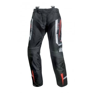 Pánské textilní moto kalhoty Spark Mizzen  červeno-černá  5XL