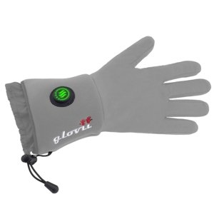 Univerzální vyhřívané rukavice Glovii GL  bílá  XXS-XS