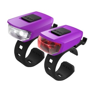 Sada osvětlení Kellys Vega USB  Purple