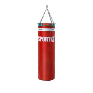 Boxovací pytel SportKO Elite MP22 35x110cm / 40 kg  červená