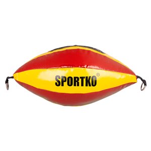 Boxovací pytel SportKO GP2 22x40cm / 4,5kg  červeno-žlutá