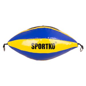 Boxovací pytel SportKO GP2 22x40cm / 4,5kg  žluto-modrá