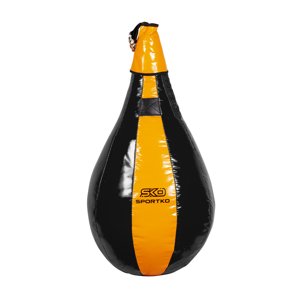 Boxovací pytel SportKO GP4 52x70cm / cca 10kg  černo-oranžová