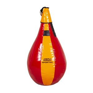 Boxovací pytel SportKO GP4 52x70cm / cca 10kg  červeno-oranžová