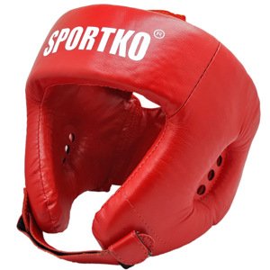 Boxerský chránič hlavy SportKO OK2  červená  L