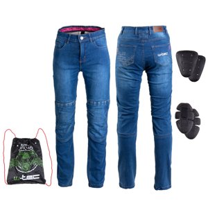 Dámské moto jeansy W-TEC GoralCE  modrá  S
