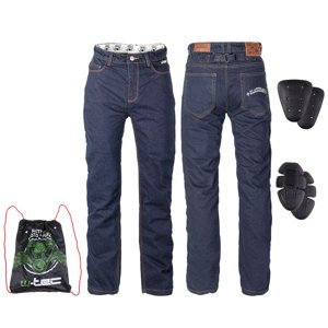 Pánské moto jeansy W-TEC Resoluto  modrá  S