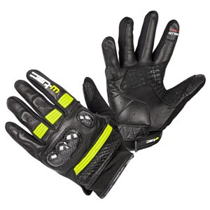 Moto rukavice W-TEC Rushin  Black-Fluo Yellow  M