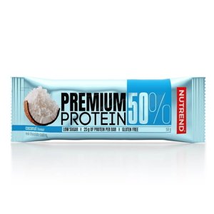 Proteinová tyčinka Nutrend Premium Protein 50% Bar 50g  cookies+cream