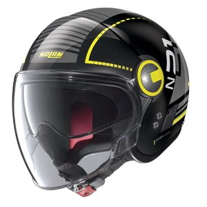 Moto helma Nolan N21 Visor Runabout  Metal Black-Yellow  S (56)