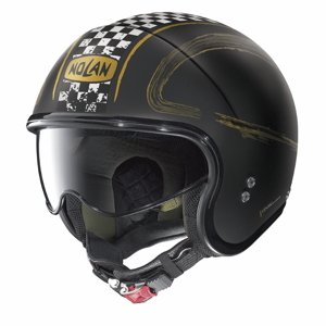 Moto helma Nolan N21 Getaway  Flat Black-Gold  S (56)