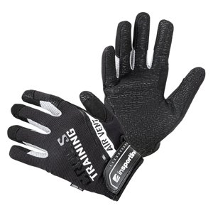 Fitness rukavice inSPORTline Taladaro  černo-bílá  S