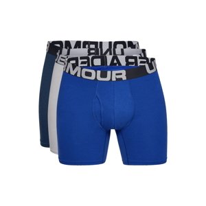 Pánské boxerky Under Armour Charged Cotton 6in 3 Pack  Royal  M
