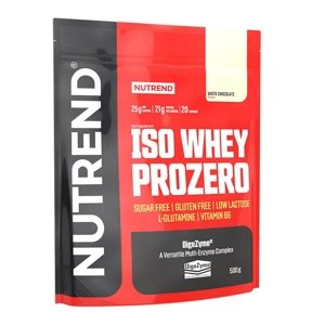 Práškový koncentrát Nutrend ISO WHEY Prozero 500 g  bílá čokoláda