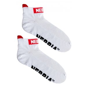 Kotníkové ponožky Nebbia "SMASH IT" 102  White  39-42