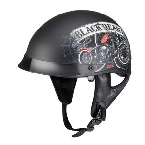 Moto přilba W-TEC Black Heart Rednut  Motorcycle/Matt Black