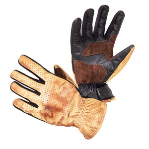 Moto rukavice W-TEC Denver  černo-hnědá  S