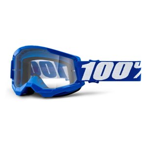Motokrosové brýle 100% Strata 2  modrá, čiré plexi