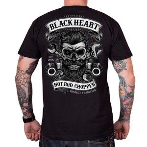 Triko BLACK HEART Respect Tradition  černá  XL