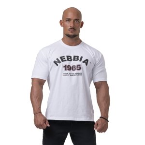 Pánské tričko Nebbia Golden Era 192  White  M