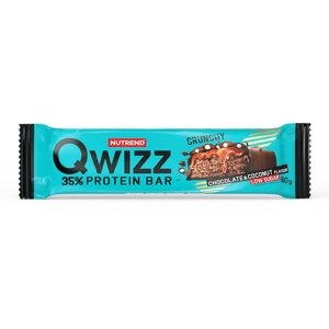Proteinová tyčinka Nutrend Qwizz Protein Bar 60g  čokoláda+kokos