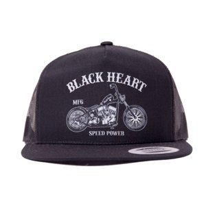 Kšiltovka BLACK HEART Bobber BLK Trucker  černá