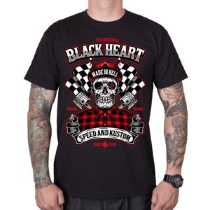 Triko BLACK HEART Speed and Kustom  černá  XL