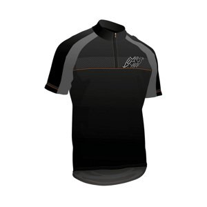 Cyklistický dres KELLYS PRO SPORT  černo-oranžová  S
