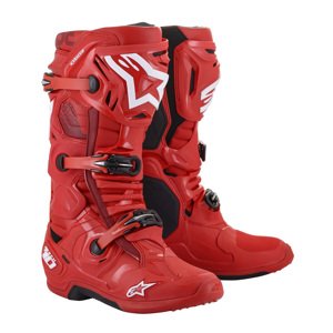 Moto boty Alpinestars Tech 10 červená  červená  43