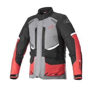 Moto bunda Alpinestars Andes Drystar šedá/černá/červená  XXL
