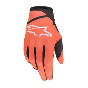 Motokrosové rukavice Alpinestars Radar oranžová/černá  XL