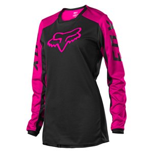 Motokrosový dres FOX 180 Djet Black pink MX22  L  černá/růžová