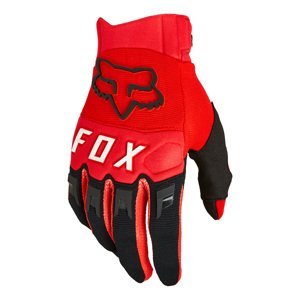 Motokrosové a cyklo rukavice FOX Dirtpaw Ce Fluo Red MX22  XL
