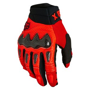Motokrosové rukavice FOX Bomber Ce Fluo Red MX22  M  fluo červená