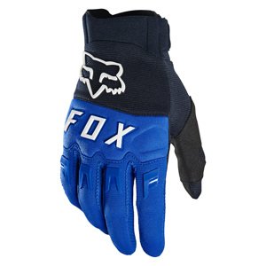 Motokrosové a cyklo rukavice FOX Dirtpaw Blue MX22  modrá  XXL