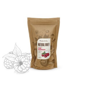 Protein&Co. Natural Whey 1 kg Váha: 1 000 g, Vyber si z těchto lahodných příchutí: Pure raspberry